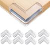 Picture of Safety Corner Protectors Guards, 8 pcs Baby Proofing Safety Corner Clear Furniture Table Corner Protection, Kids Soft Table Corner Protectors for Child for Furniture Against Sharp Corners