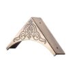 Picture of Metal Corner Protector, 4 Pcs Antique Edge Safety Guard Cabinet Furniture Corner Bumpers,Table Corner Protectors,Cover Damaged Corners on Coffee Table (Bronze)