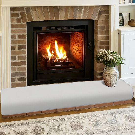 Picture of Thick Memory Foam Fireplace Baby Proofing, 90.5x15 in Soft Hearth Cover Baby Proof, Hearth Cushion Fireplace Protectors for Children Proofing, Edge Protector, Grey