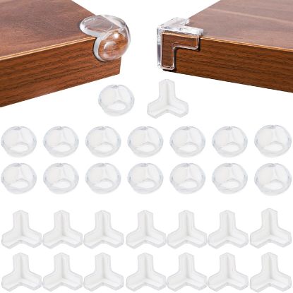 Picture of 30 Pack Corner Protector for Baby, Clear Corner Protectors, Furniture Corner GuardsBaby Proof Corner Protectors to Cover Sharp Furniture
