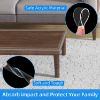 Picture of Clear Edge Protector Strip, 1.18in x 9.84FT, Sharp Edge Wrap Cover Tape, Self Adhesive Protective Bumper Corner Guards for Cabinet Door Desk Glass Table Bed Furniture, Kitchen Countertop, Waterproof