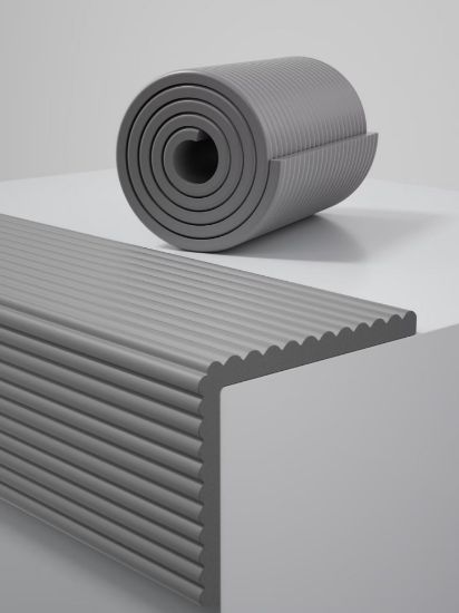 Picture of QYV 11.8''W Extra-Wide Edge Protector, 6.56FT 0.47''Th Baby Proofing Corner Guards, Safety Furniture Bumper, Pre-Taped, Thick Soft Rubber Foam Padding for Fireplace Table Stair Cabinet (Grey)