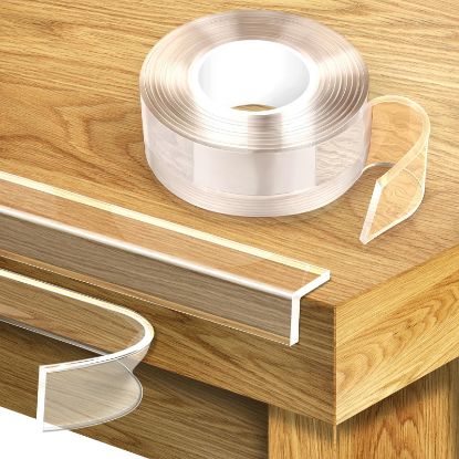 Picture of Corner Protectors Baby Proofing,Clear Corner Protector,Soft Edge Protector 6.6ft(2M) Corner Guards Furniture Corner&Edge Safety Bumpers with Upgraded Strong Adhesive for Furniture&Sharp Corners