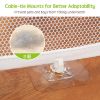 Picture of Baby Gates for Stairs with Banister, Guard Safety Net for Baby, 10ft x 3ft Stair Railing Mesh Barrier for Kids, Cats, Dogs, Child Safety Rail Guard, White