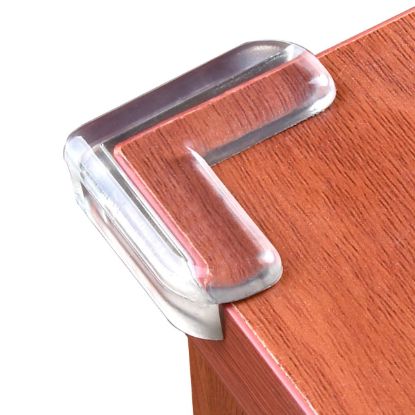 Picture of LOMILY Clear Corner Guards(12 Pack),Table Corner Protectors,Clear Edge Safety Bumpers,High Resistant Adhesive Gel,Corner Protector for Baby,Kids,Furniture,Cabinet,Glass,Coffee Table,ect.
