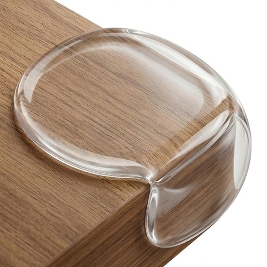 Picture of Extra Large & Ultra-Safe Baby Corner Protector Guards - 16-Piece Transparent Table Corner Protectors for Furniture, Super Strong Adhesive, Easy to Install Child Safety Set(Transparent Round)
