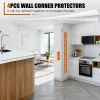 Picture of Magicheap 4 Pack Wall Corner Protector, Self Adhesive Corner Protectors for Walls, Easy to Install Edge Guard Strip for Furniture Cabinet Shelf Drywall Baseboard Desk, 17.7in x 1.18in, Clear