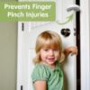 Picture of Wittle Finger Pinch Guard - Baby Proof Door Stopper with Soft & Durable Foam - Keeps Doors from Slamming, Prevents Finger Pinch Injuries, and Child or Pet from Getting Locked in Room (2-Pack)