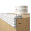 Picture of Baby Proofing Wall Corner Protector,Edge Guard Corner Protector,6.56ft Thinken Soft Corner Protectors Pre-Taped Soft Rubber Foam Edge Cushion for Furniture (White, 6.56Ft x 7.8" W x 0.47" Th)