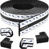 Picture of Roving Cove PreFit (Classic) Furniture Edge Corner Protector (Standard 15ft Edge 4 Corners), Baby Proofing Bumper Guards, Onyx Black, Pre-Taped, for Straight Smooth Surfaces