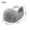 Picture of Baby Bathtub Faucet Cover, Faucet Cover Baby Bathtub Spout Cover, Bath Spout Protective Cover, Bathtub Safety Spout Guard, Baby Safety Protection Silicone Kit, Grey Whale Protector