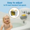 Picture of Dr. Browns CleanUp Dino-Soft Baby Bath Spout Cover, Soft and Safe on Tub Faucet, Toddler Bathtub Safety for Kids, BPA Free, Certified Plastic Neutral