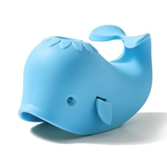 Picture of Bath Spout Cover for Bathtub - Protects Baby from Bumping Head During Bathing Time Baby Faucet Cover Universal Faucet Protective Cover Whale Design