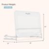 Picture of Dream On Me Lightweight Mesh Security Adjustable Bed Rail for Toddler, Breathable Mesh Fabric, Suitable for All Types Of Beds, Reinforced Anchor System Bed Guard Rail, White
