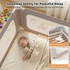 Picture of MagicFox 3 Piece King Size Bed Rail for Toddlers, Upgraded Height Adjustable Baby Bed Rail Guard, Thickened Child Safety Bed Rails for King Size Beds (78.7"x78.7"x74.8" Gray)