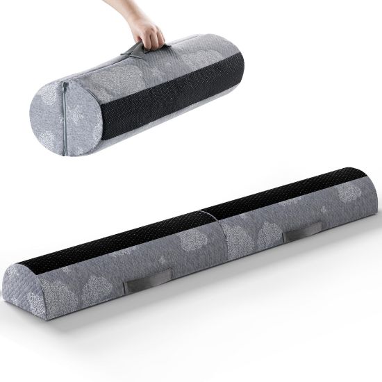 Picture of Kohentact Bed Rail Bumpers for Toddlers - Foam Fold Bed Bumper Guard with Dual Non-Slip Pads Waterproof Washable Soft Removable Cover Safe Bed Rail for Toddlers, Kids Seniors