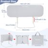 Picture of Ciilee Baby Bed Rail for Toddlers Portable Travel Kids Beds Guard Rails for Queen Bed Foldable Children Side Railing for Twin Beds Adjustable Bedrail Barandas para Camas de NiosGrey,48in