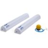 Picture of Delta Children Inflatable Bed Rails for Toddlers & Kids with Foot Pump (2 Pack) - Leak-Proof Portable Guardrails Great for Travel or at Home, White
