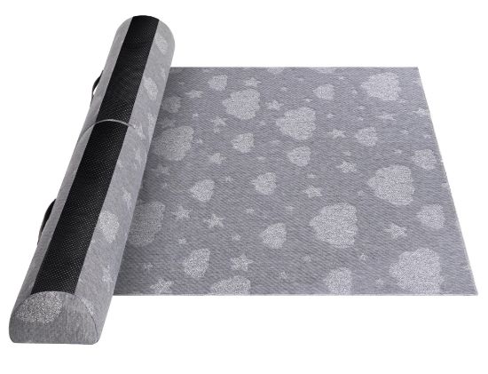 Picture of Bed Rail Bumpers for Toddlers with Pad 2PCS - Foam Foldable Bed Bumper Guard with Dual Non-Slip Pads Waterproof Washable Soft Removable Cover Safe Bed Rail for Toddlers, Kids Senior