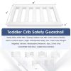 Picture of Salcod Toddler Crib Guardrail Compatible with Dream On Me Convertible Crib, Crib Rail for Prevent Toddler from Rolling Off The Bed, White