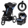 Picture of Baby Trend Expedition Zero Flat Jogger Travel System with LED Lights, Dash Blue