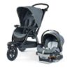 Picture of Chicco Activ3 Jogging Stroller Travel System, Activ3 Jogging Stroller with KeyFit 30 Infant Car Seat and Base, Solar/Grey
