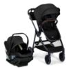 Picture of Britax Phases Travel System with Arbor Infant Car Seat, StayTight Base, & Parent Organizer; Car Seat and Stroller Combo with DuoConnect; 6-in-1 Stroller Includes Pramette Mode Raven Black