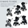 Picture of Britax Willow Grove SC Baby Travel System, Infant Car Seat and Stroller Combo with Alpine Base, ClickTight Technology, SafeWash, Pindot Onyx