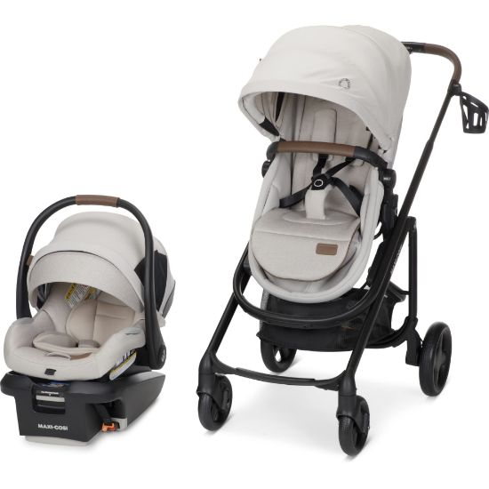 Picture of Maxi-Cosi Tayla Max Travel System, Baby Stroller and Car Seat Combo, Car Seat Stroller Combo, Desert Wonder