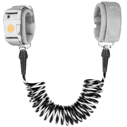 Picture of Accmor Anti Lost Wrist Link with Induction Lock, Upgraded Toddler Leash, Reflective Kids Wrist Leash for Baby, Child Walking Wristband Leashes with Magnetic Unlock Design for Outdoor Travel (6.5ft)