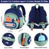 Picture of Accmor Toddler Leash Backpack, Cute Excavator Child Bag Harness with Anti Lost Wrist Link, Kid Walking Back Pack Mini Rucksack with Restraints Hand Strap Tether for Baby Boys Outdoor Traveling