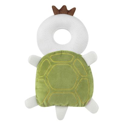 Picture of PandaEar Baby Head Protection Backpack Toddler Adjustable Walking Head Protector, Head Protection Backpack Wear Safety Pad for Falling Crawling and Walking (Green)