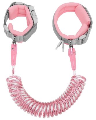 Picture of Dr.meter Kids Leash for Toddler, Reflective Anti Lost Wrist Link with Key & Lock, 8.2ft Safety Wristband Child Walking Harness for Supermarket Mall Airport Amusement Park Zoo Outdoor