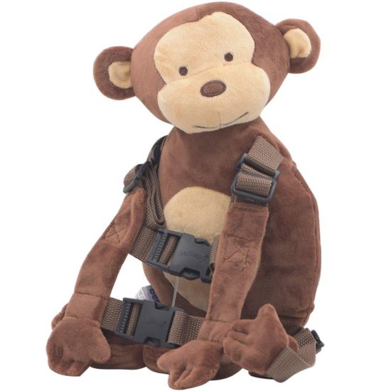 Picture of Berhapy 2 in 1 New Monkey Toddler Safety Harness Backpack Children's Walking Leash StrapBrown