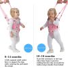 Picture of IULONEE Baby Walker, Handheld Kids Toddler Walking Harness Helper Assistant Protective Belt Child Activity Walker Adjustable Standing Up Walking Learning Helper for Toddler 7-24 Month (Pink)