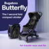 Picture of Bugaboo Butterfly - 1 Second Fold Ultra-Compact Stroller - Lightweight & Compact - Great for Travel - Midnight Black