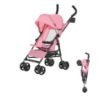 Picture of Dream On Me Rover Convenience Baby Stroller - Lightweight & Compact Travel Umbrella Stroller, Quick One-Hand Fold, Lockable Rear Wheels, Adjustable Canopy, 3-Point Safety Harness & Cup Holder - Pink