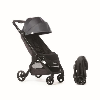 Picture of Ergobaby Metro+ Compact Baby Stroller, Lightweight Umbrella Stroller Folds Down for Overhead Airplane Storage (Carries up to 50 lbs), Car Seat Compatible, Slate Grey