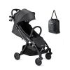 Picture of Beberoad Lightweight Baby Stroller for Airplane R2 Small Travel Stroller Compact Strollers Foldable, Infant Toddler Stroller with Adjustable Backrest, Cup Holder and Waterproof Canopy, Black