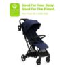 Picture of Delta Children Icon Ultra Compact Lightweight Everyday & Travel Stroller - One-Hand Fold - Only 15.6 Pounds - Fits in Overhead Compartments - Greenguard Gold Certified - Multi-Position Recline, Navy