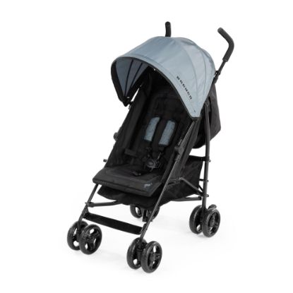 Picture of Bright Starts Ford Bronco HighGear Stroller, Lightweight Foldable Stroller with Sport Details, Large Storage Basket, Anti-Shock & Lockable Wheels, Unisex Area 51 Blue/Green