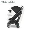 Picture of UPPAbaby G-Luxe Umbrella Stroller/Lightweight Design for Easy Travel/One-Step Fold + Recline/XL Basket + Canopy/Cup Holder Included/Jake (Charcoal/Carbon)