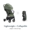 Picture of Inglesina Quid 2 Stroller - Crocodile Green - Ultra Compact Lightweight Travel Stroller, Babies and Toddlers, Airplane Overhead Foldable, Reclining Seat Collapsible Canopy, 3 Months - 50 lbs, BPA Free