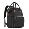 Picture of Femuar Diaper Bag Backpack Multifunction Maternity Nappy Baby Bag for Girls & Boys Large Capacity Travel Diaper Bags Dark Black