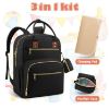 Picture of Tenot Baby Diaper Bag Backpack, Travel Diaper Bags for Baby Girl Boy Large Capacity Baby Bag Backpack for Women Black