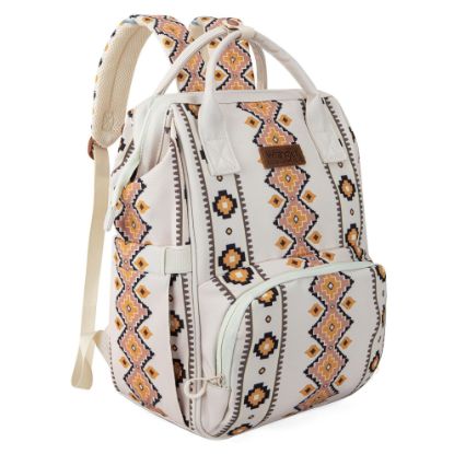 Picture of Montana West Wrangler Callie Diaper Bag Backpack with Stroller Straps Multifunction Baby Travel Bag WG2204-9110TN
