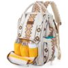 Picture of Montana West Wrangler Callie Diaper Bag Backpack with Stroller Straps Multifunction Baby Travel Bag WG2204-9110TN