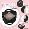 Picture of Small Diaper Bag Tote, Crossbody Diaper Bag Mini Purse with 8 Pockets, Travel Baby Bag for boys & Girls, 2 Insulated Pockets, Black