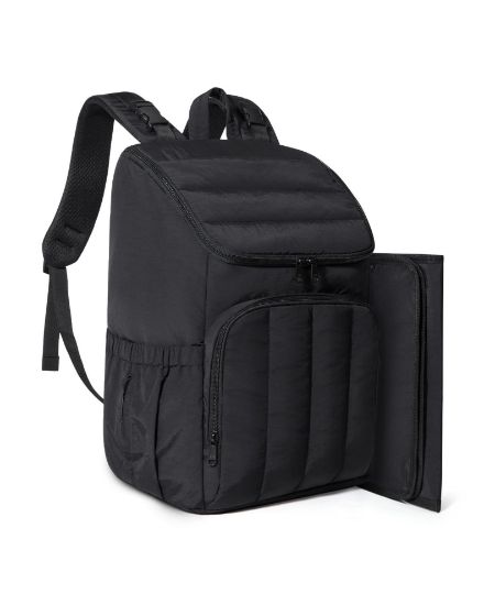 Picture of BAGSMART Diaper Bag Backpack, Large Baby Diaper Bag, Quilted Puffy Baby Bag for Mom with Quick-access Insulated Pockets, Lightweight Versatile Travel Backpack