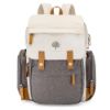 Picture of Parker Baby Diaper Backpack - Large Diaper Bag with Insulated Pockets, Stroller Straps and Changing Pad -"Birch Bag" - Cream